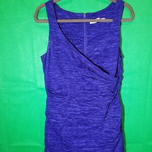 Calvin Klein Royal Blue Bodycon Sheath Party Dress Size 14 Lined, Prom Wedding